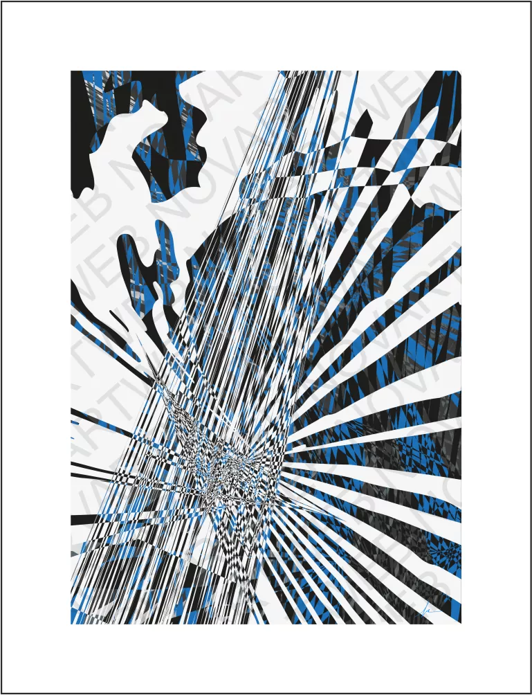 "PARADIGMA" busca capturar la esencia de la transformación conceptual, donde las fronteras de lo conocido se expanden. Los colores se fusionan y superponen, recordando que en cada cambio existe una oportunidad para la innovación. La obra se convierte en una metáfora visual de cómo los paradigmas evolucionan, tejiendo un tapiz de conceptos entrelazados.