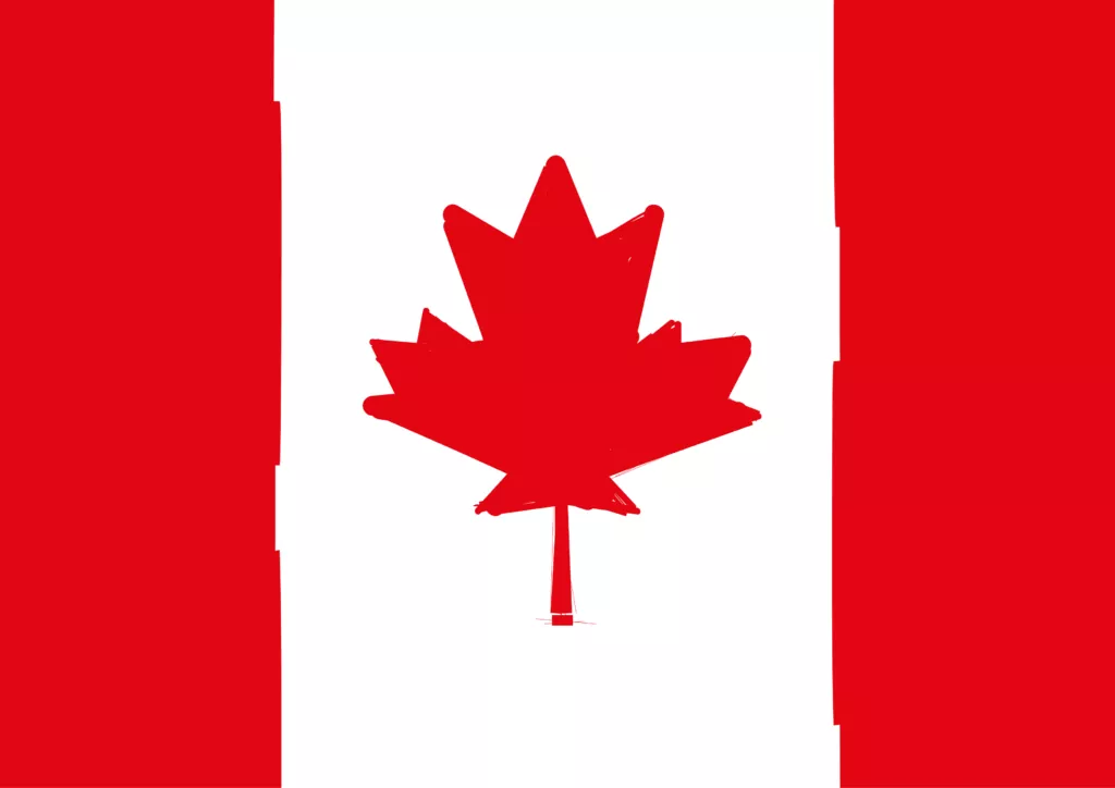 Bandera de Canadá