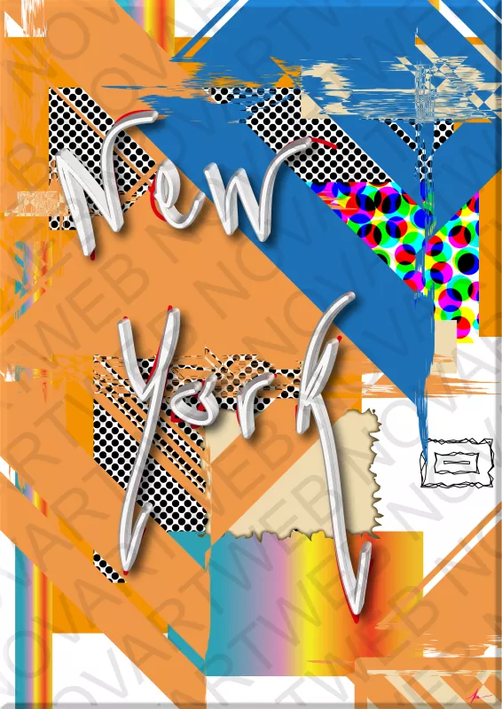 "COLLAGE" célèbre la diversité vibrante de "New York" dans le cadre des États-Unis. Avec une palette de couleurs complémentaires, la composition visuelle se distingue par son harmonie esthétique et l'innovation des techniques artistiques. Cette œuvre reflète la créativité en juxtaposant et en fusionnant des éléments divers, offrant une perspective nouvelle et dynamique de l'expression artistique.