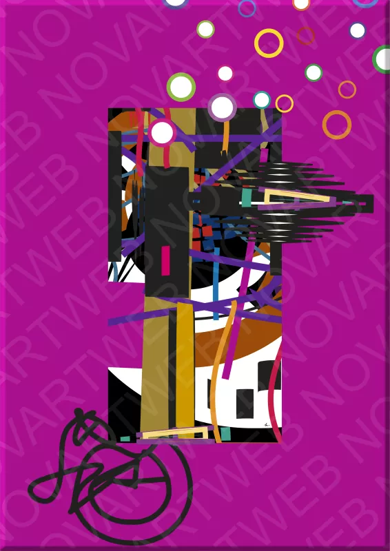 "CONTRAPUESTA" es una obra que explora el conflicto y el equilibrio entre formas, fuerzas y colores. Recrea elementos físicos con comportamientos inusuales, generando inestabilidad y complejidad visual. Despierta emociones a través de la interacción cromática y la tensión decorativa.