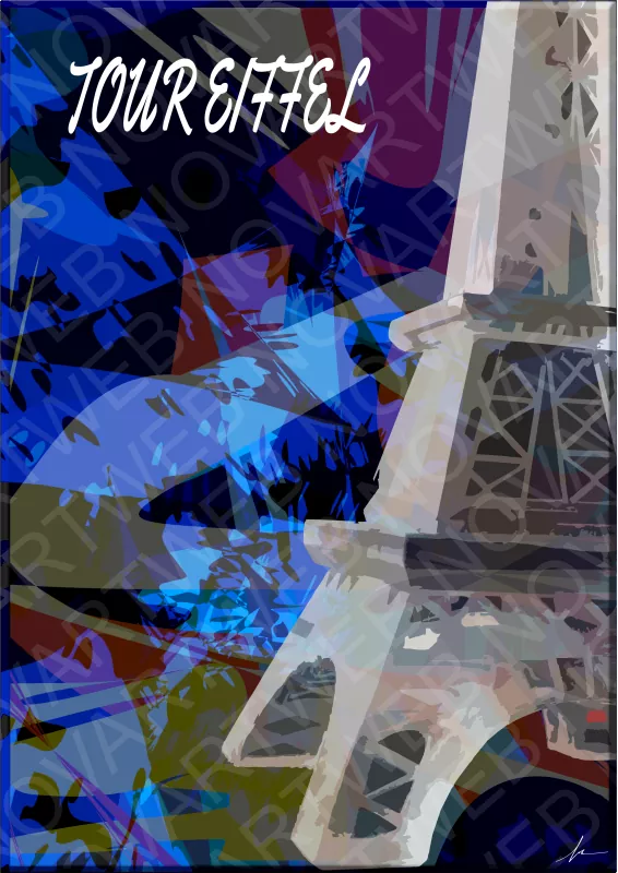 «ELEVACIÓN» - Una perspectiva fresca y original de la Torre Eiffel. La obra rompe con convenciones tradicionales al cortar parte de la torre, desafiando nuestra percepción habitual. Nos invita a explorar nuevas interpretaciones y conectar más profundamente con este emblemático símbolo de grandeza arquitectónica. Un tributo a aquellos que perseveran y se esfuerzan por alcanzar sus metas y sueños.
