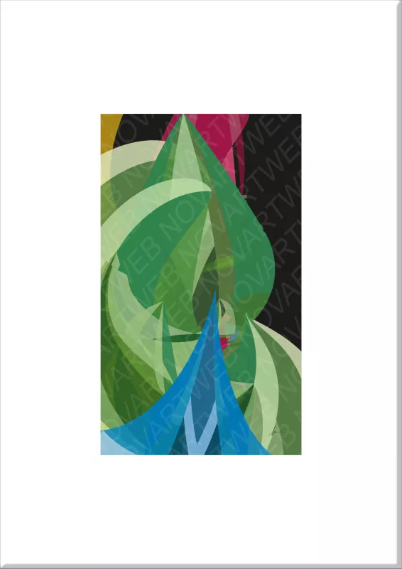 Existentialism in Abstract Art: Discover how this work reflects the human search for meaning and freedom in a complex world through a unique visual palette.