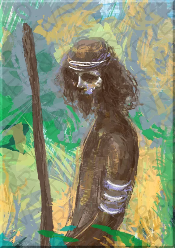 Australia: «HERENCIA ANCESTRAL» - Una obra que nos invita a meditar sobre nuestras raíces y a honrar a nuestros antepasados, conmemorando nuestra conexión innata con la naturaleza. Es un recordatorio de la importancia de mantener viva la sabiduría ancestral para encontrar un equilibrio entre nuestra vida moderna y nuestras raíces primitivas.
