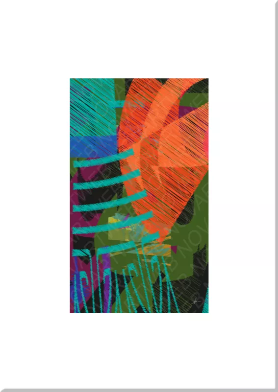Humanity in Abstract Art: Immerse yourself in a work that captures the essence of humanity as a universal melody, resonating with shared emotions, experiences and longings.