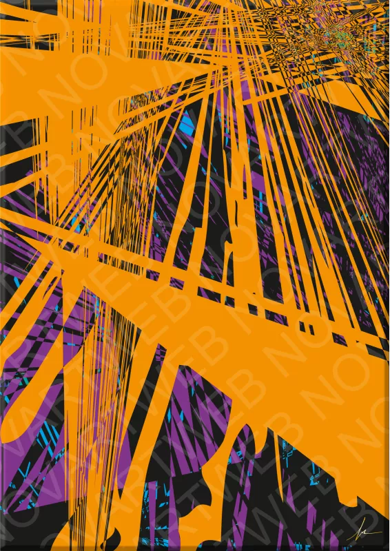 "TRANSVERSE LINES" becomes a field of dynamism that invites us to observe a whirlwind of constant change. The continuously interacting lines create a visual flow that evokes a sense of perpetual motion, reminding us that change is constant. The result is a visual choreography that celebrates the energy of transformation.