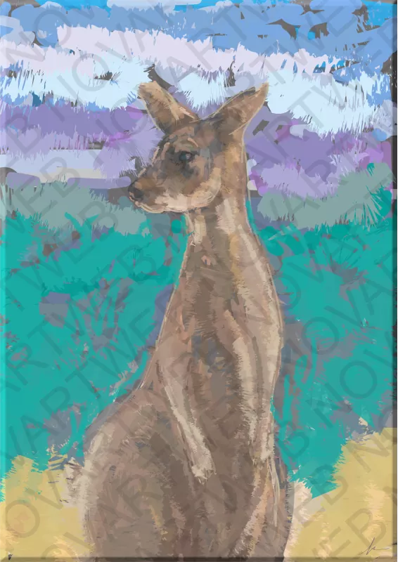 Australia: «MIRADA SAVAJE» - Nos sumerge en lo desconocido, a dejarse llevar por la belleza de lo salvaje. Es una ventana hacia un mundo donde el canguro se convierte en un símbolo de la conexión entre la naturaleza y nuestra propia esencia, recordándonos que somos parte de un entorno vasto y sorprendente.