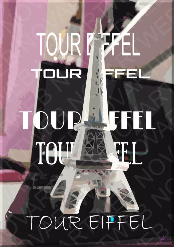 «POESÍA» - Obra de arte que evoca inspiración a través de su composición fotográfica original en diseño digital. La Torre Eiffel ha sido fuente inagotable de creatividad para numerosos artistas a lo largo de décadas. Con el uso de nuevas tecnologías, el artista crea una auténtica poesía visual en esta pieza.
