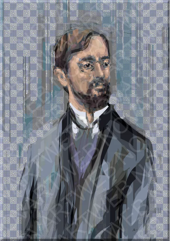 «RETRATO DE UN ALMA INQUIETA» - Esta obra nos hace reflexionar sobre nuestras propias inquietudes. El artista bohemio Toulouse-Lautrec se convierte en el sujeto de su propia creación, capturando su esencia con una intensidad palpable, revelando una profunda búsqueda interior y una melancolía latente. Cada pincelada parece reflejar su propio ser.