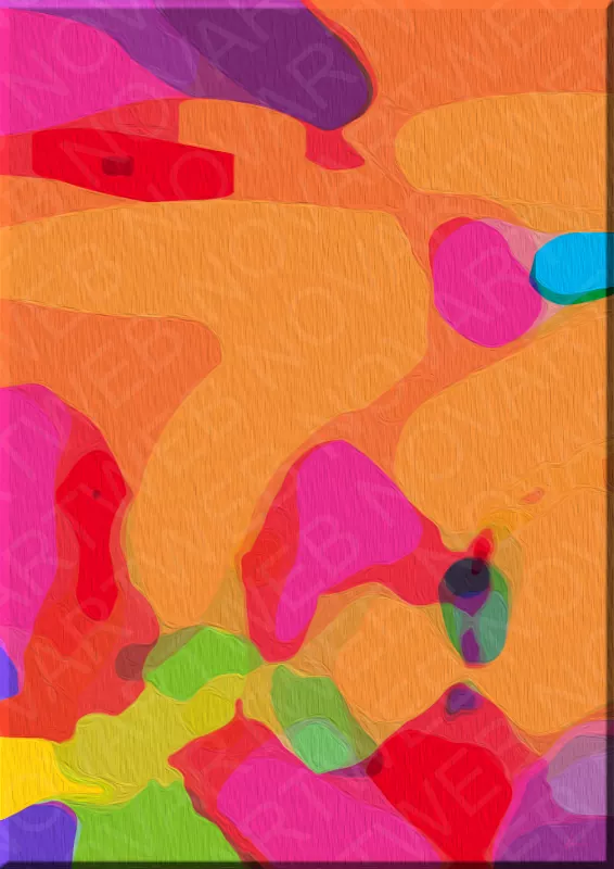 "CHILD PSYCHOGRAPHY" uses the abstract as a channel of direct expression, with vivid colors that reflect unfiltered emotion.